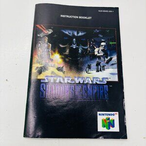 Star Wars Shadows of the Empire N64 (Nintendo 64, 1996) Manual ONLY